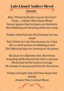 Sonnet about Lionel Messi